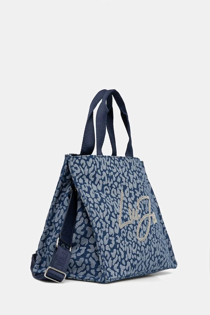 Bolso shopper denim Liu Jo para mujer