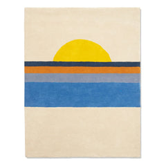 Bleuu-studio - Alfombra Sunset | Azul