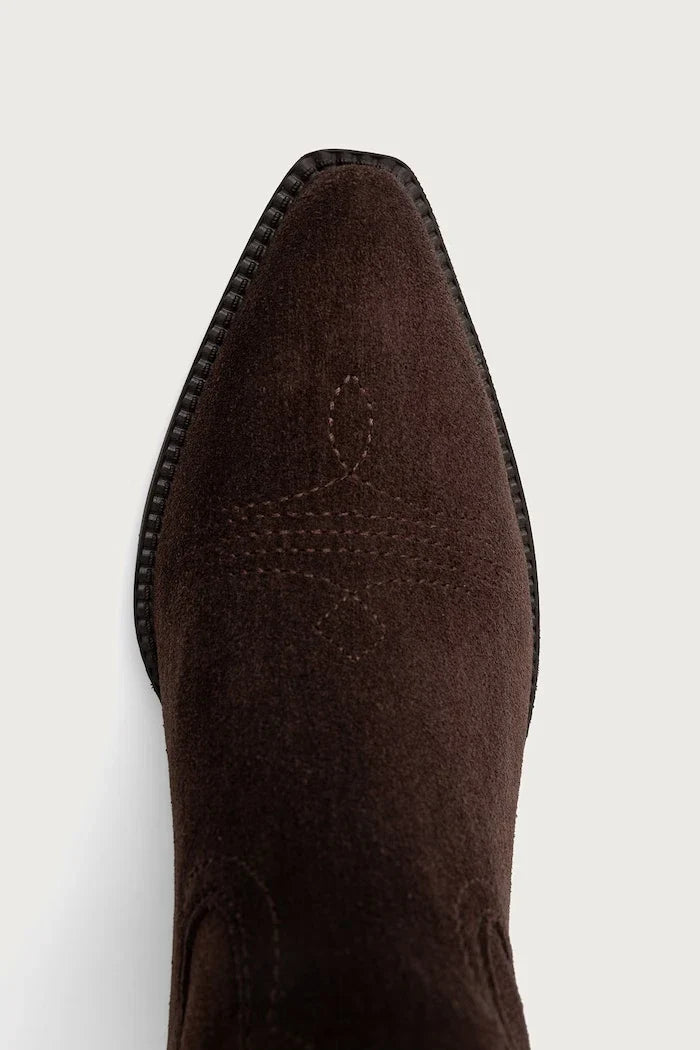 Botas cowboy de mujer de ante AUSTIN 05
