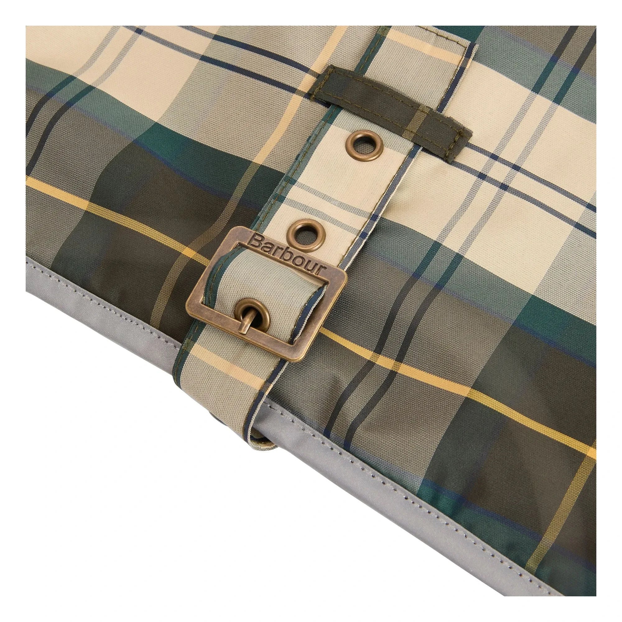 Barbour - Chaqueta de tartán impermeable para perro | Beige