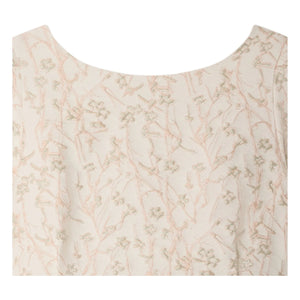 Bonpoint - Vestido Bordado Lilibet Fleurie | Crudo