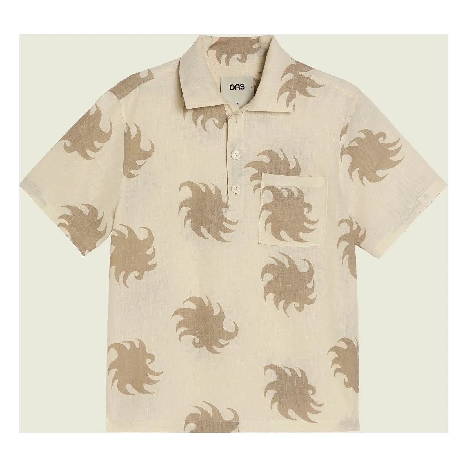 OAS - Camisa de lino Hazel Ember Girona | Beige