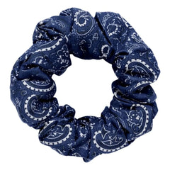 Emily's Pillow - Pañuelo de seda Chouchou - Mediano | Azul