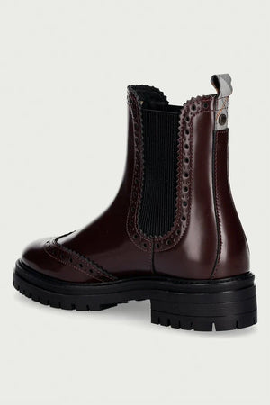 Botines Chelsea Barbour Fawne de piel para mujer