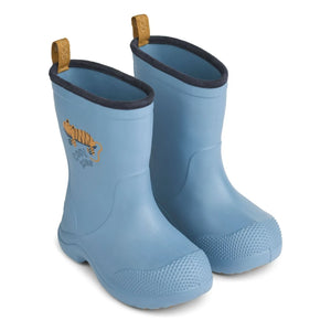Liewood - Botas de agua Aston Tiger | Azul