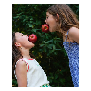 Goldie + Ace - Vestido Gingham Fruncido | Azul