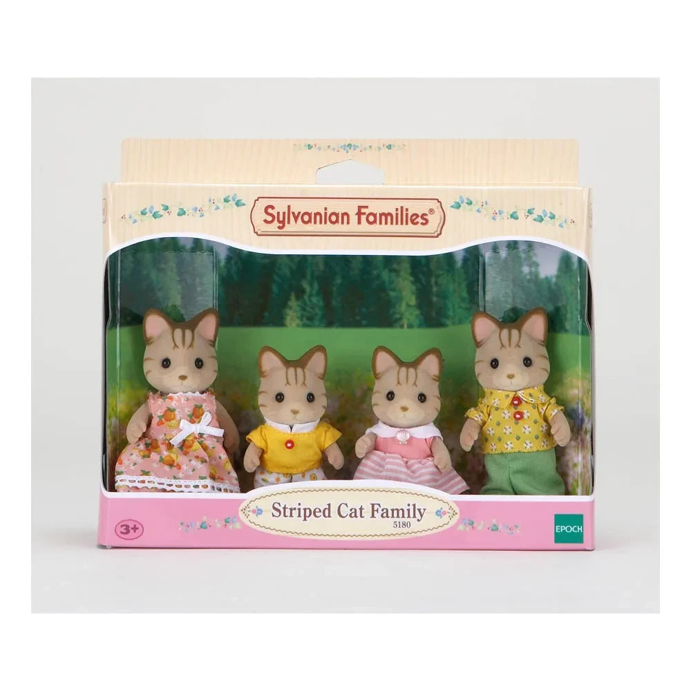 Sylvanian Families - Familia Gato Atigrado