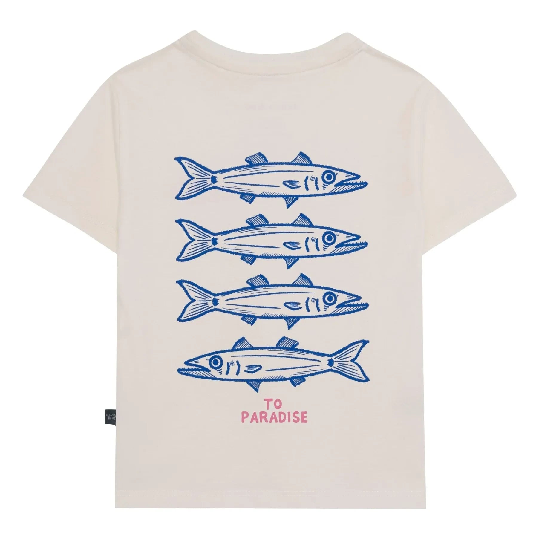 Pepita & Me - Camiseta estampada Barracuda | Blanca