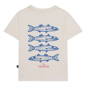 Pepita & Me - Camiseta estampada Barracuda | Blanca