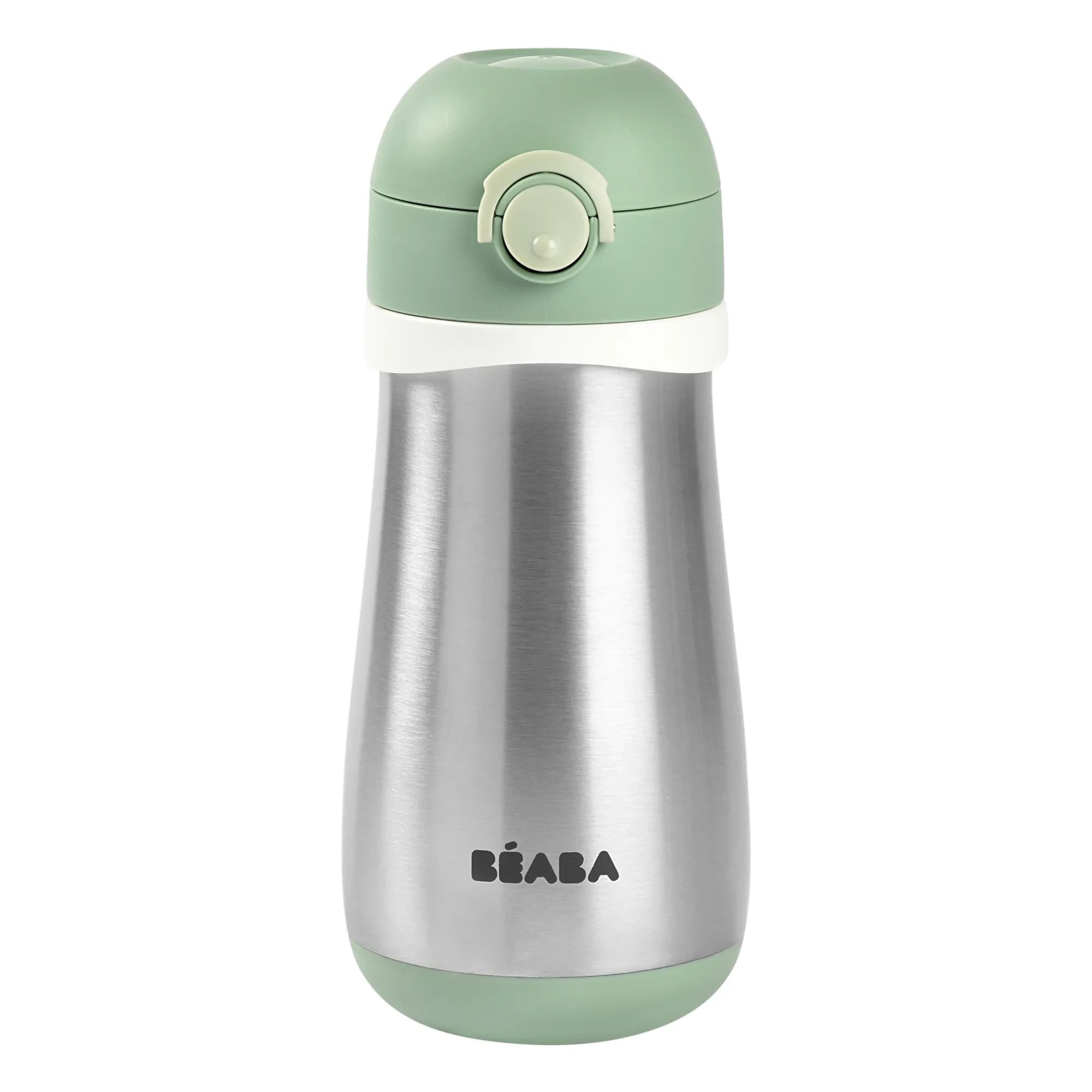 Béaba - Botella de Agua de Acero Inoxidable - 350 ml | Sage