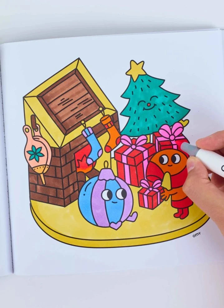 Omy - Libro para colorear de Navidad