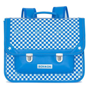 Bonton - Damier Okul Çantası | Mavi