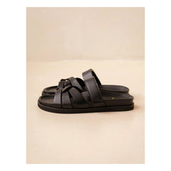 Bobbies - Sandalias de piel Atlas | Negro