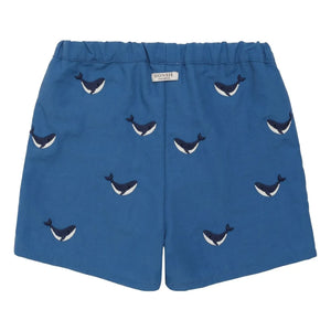 Donsje - Wangu Whale Shorts Fibras Recicladas | Azul