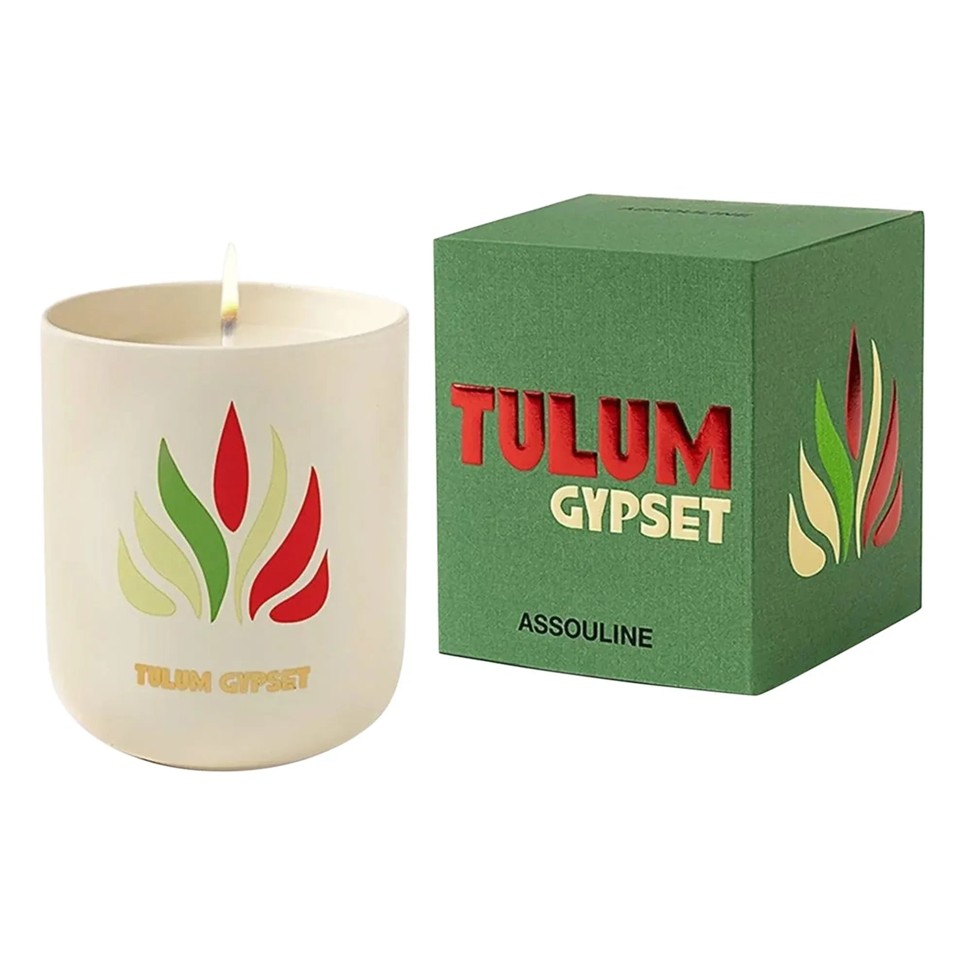 Assouline - Vela de cerámica Tulum | Verde