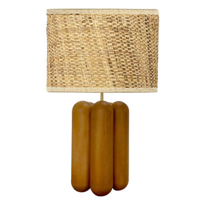 Cosin - Lámpara de mesa Charlotte con pantalla de rafia | Natural