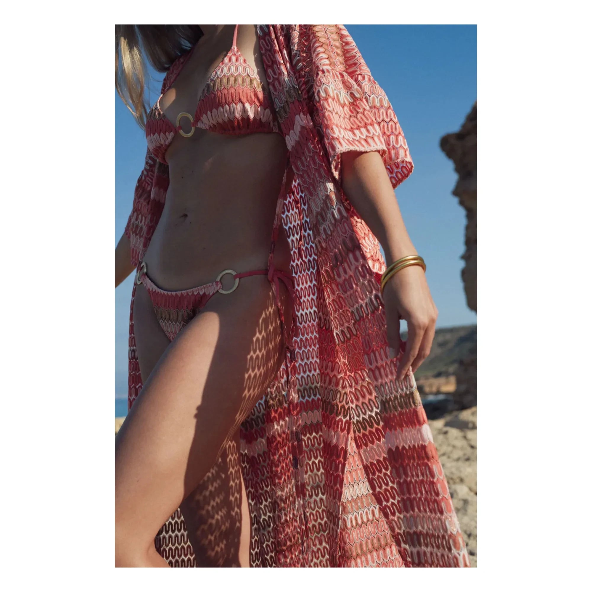 Lison Paris - Braguita de Bikini Puesta de Sol | Coral