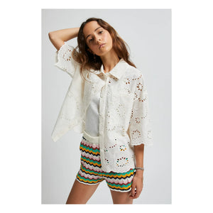 Indee - Camisa bordada Valbelle | Blanco
