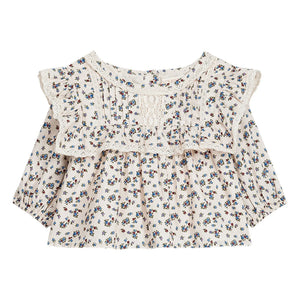 Louise Misha - Blusa de algodón orgánico Kerien | Crema