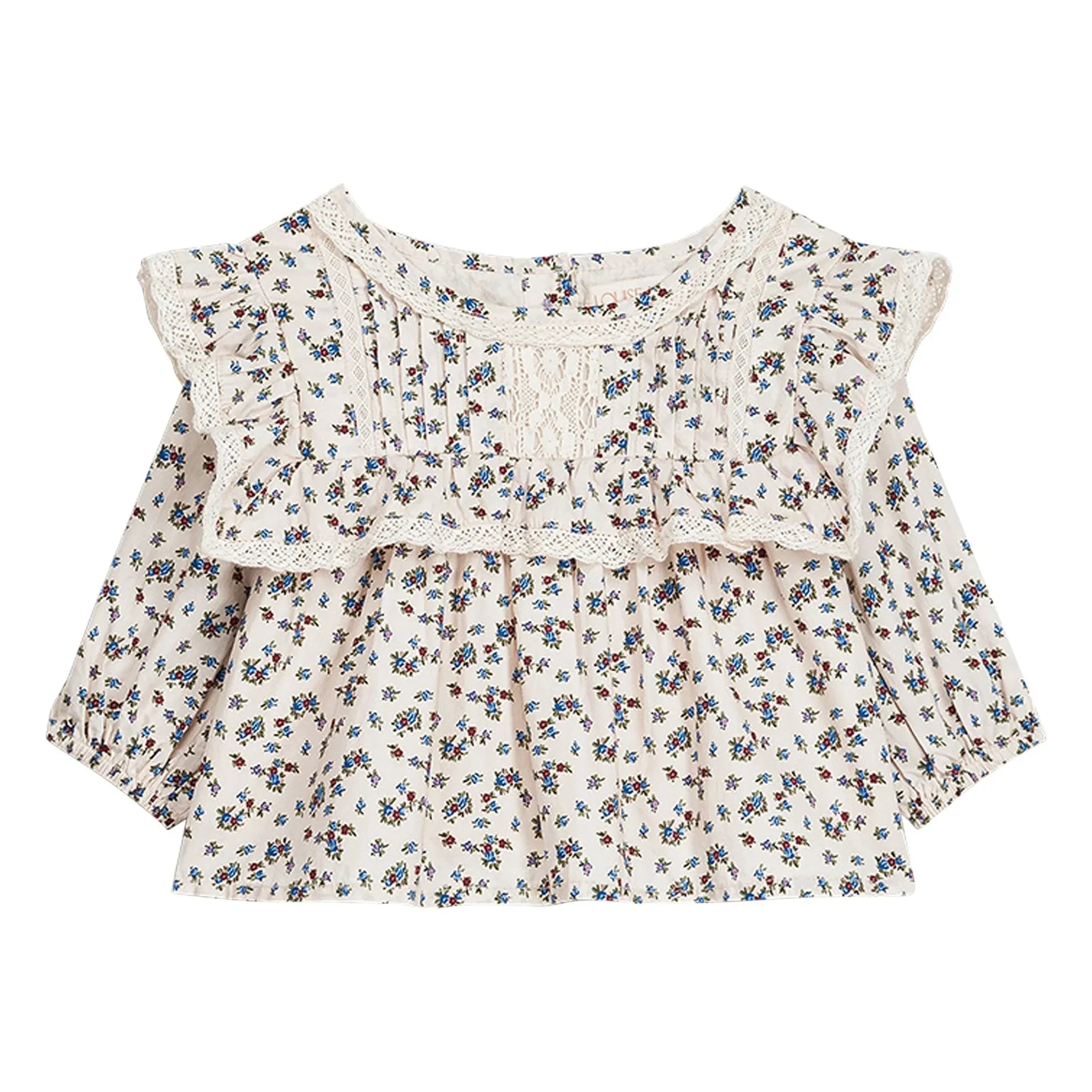 Louise Misha - Blusa de algodón orgánico Kerien | Crema
