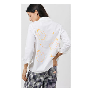 a.p - Camisa de Popelín Gizelle | Blanco