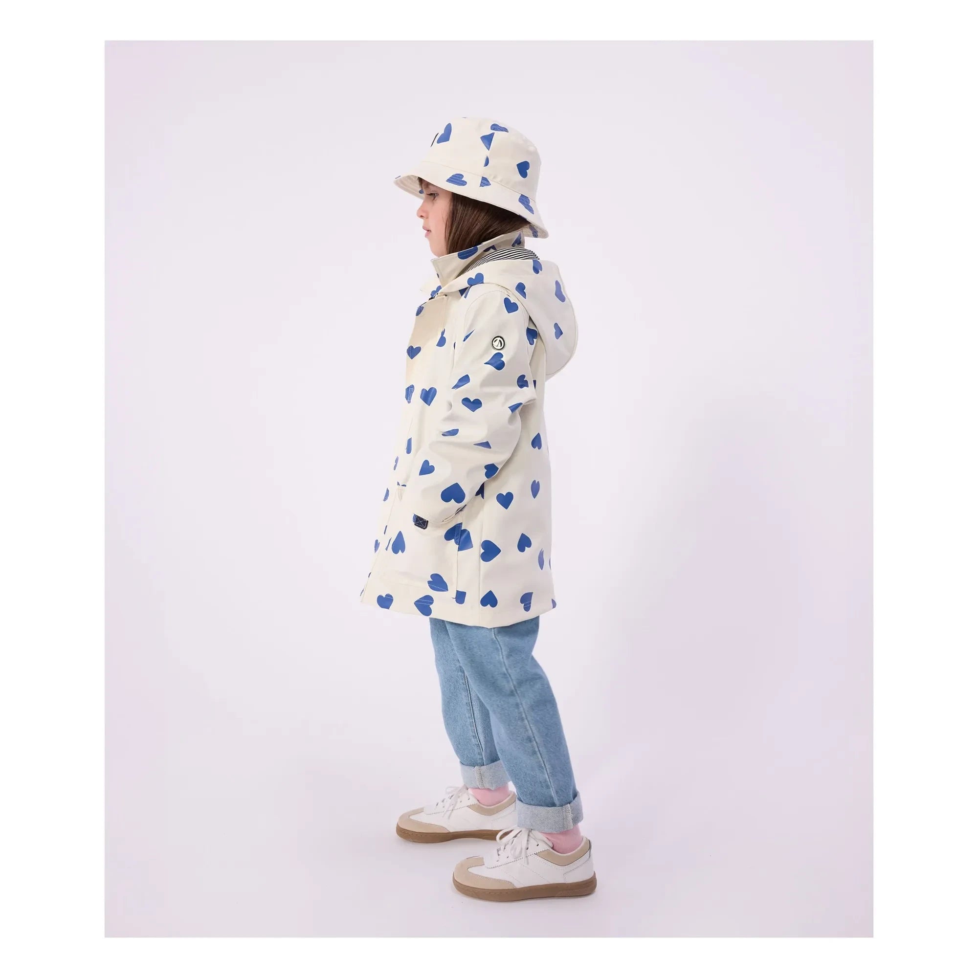 Petit Bateau - Corazones de cera icónicos Fibras recicladas | Marfil