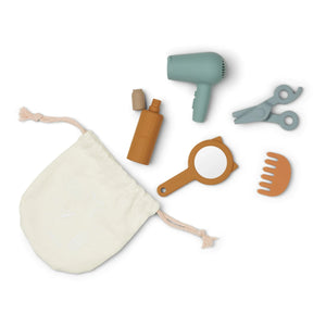 Liewood - Set de Peluquería de Silicona Withney | Azul claro