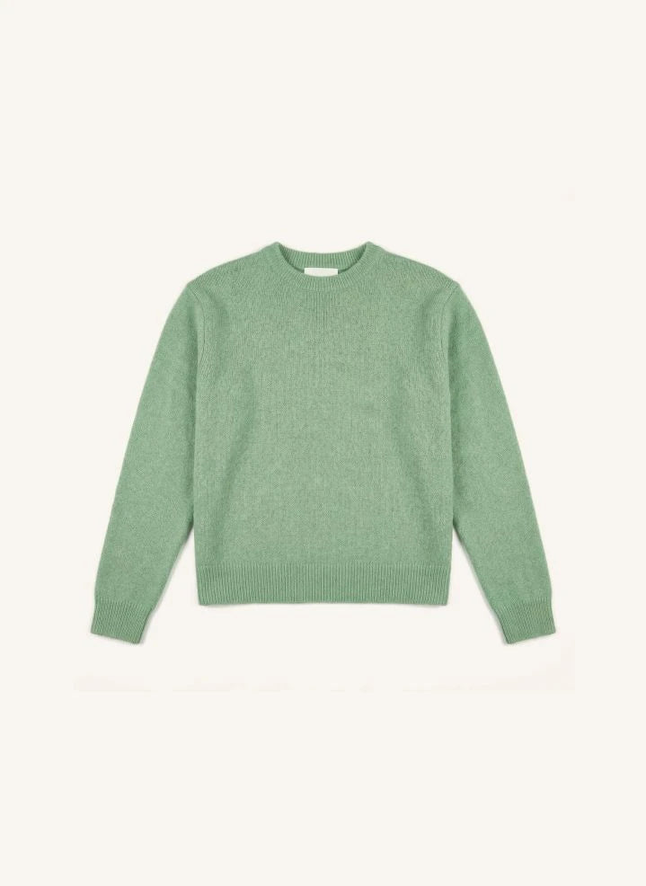 Leon & Harper - Suéter de alpaca Madrid | Verde pistacho