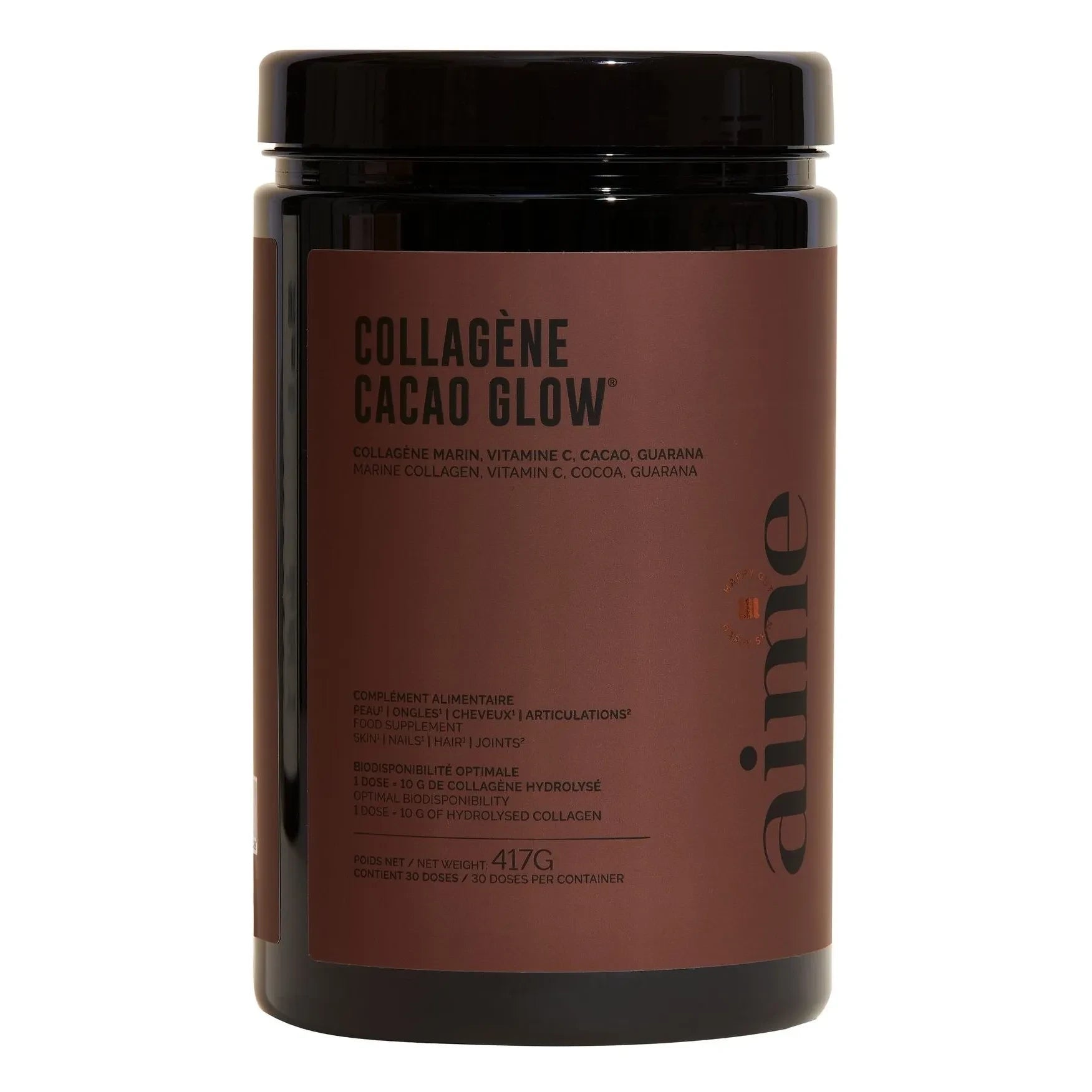 AIME - Colágeno Cacao Glow complemento alimenticio - 30 días