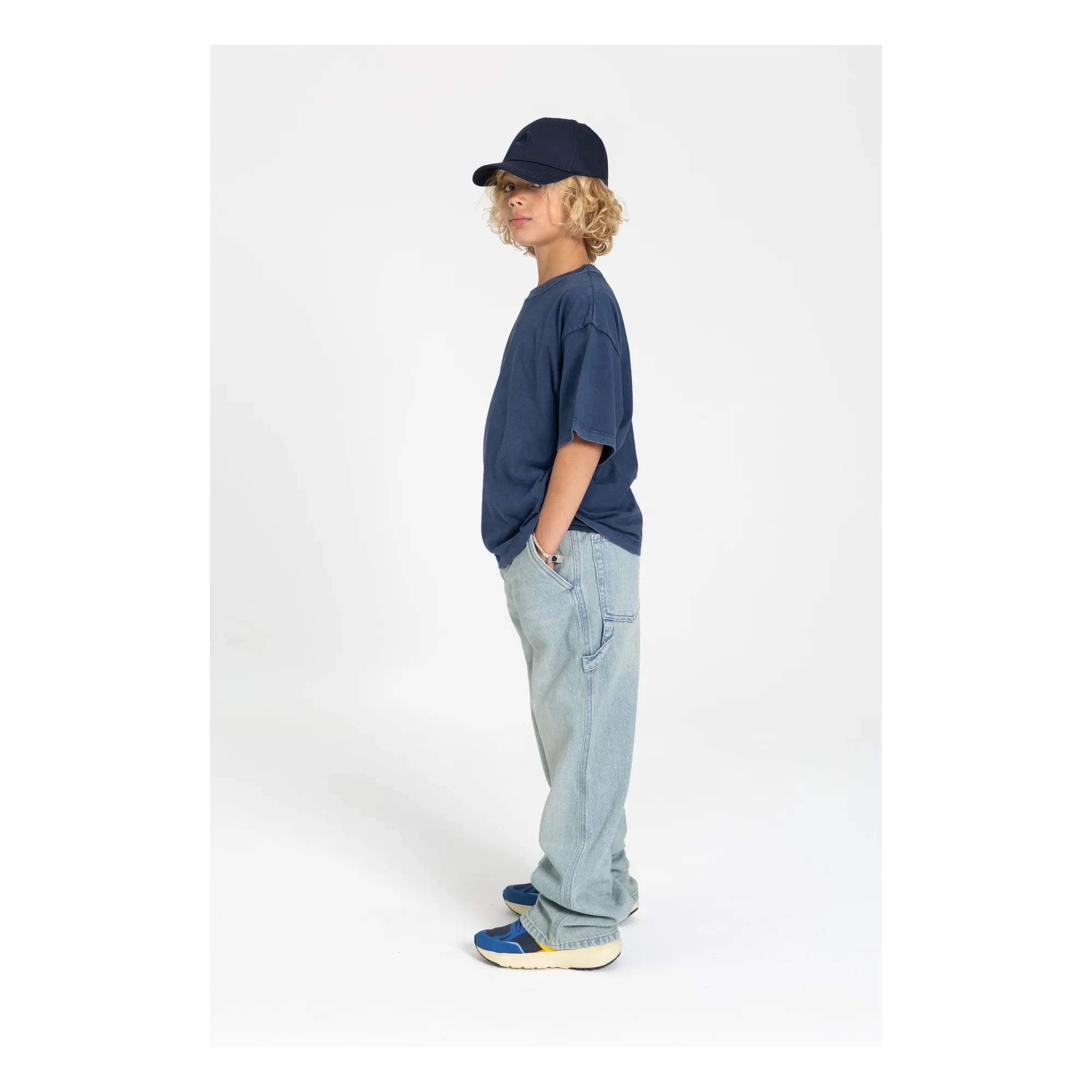 Smallable Kid - Camiseta Nils de algodón orgánico | Azul marino