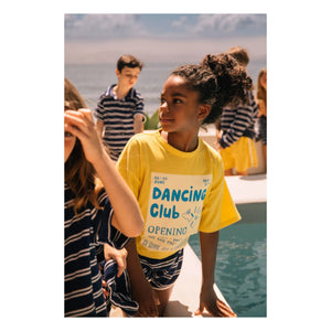 We Are Kids - Camiseta Dylan Dancing Club Algodón orgánico | Amarillo