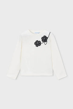 Blusa de manga larga Mayoral de algodón y elastano para niños