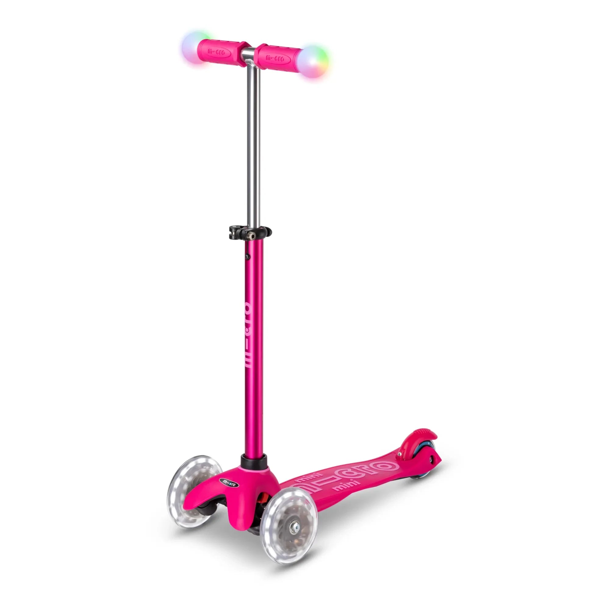Patinete LED 3 en 1 Micro - Mini | Rojo Frambuesa