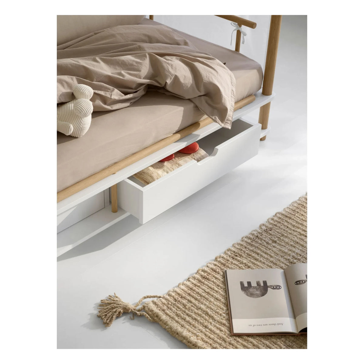 Oliver Furniture - Colcha Camp Kyoto | Blanco