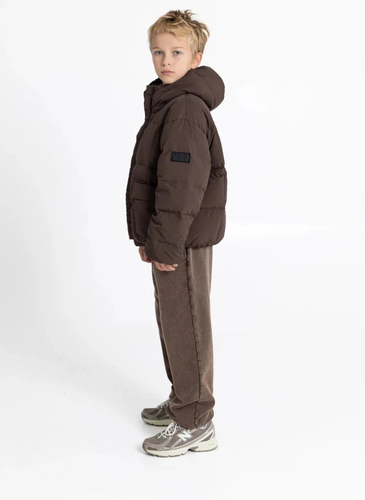 Finger in the nose - Pantalones jogger de algodón orgánico | Chocolate