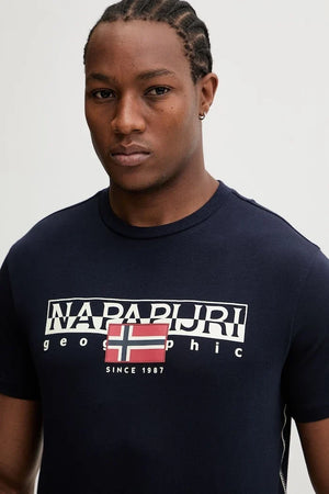 Camiseta de algodón Napapijri S-Aylmer