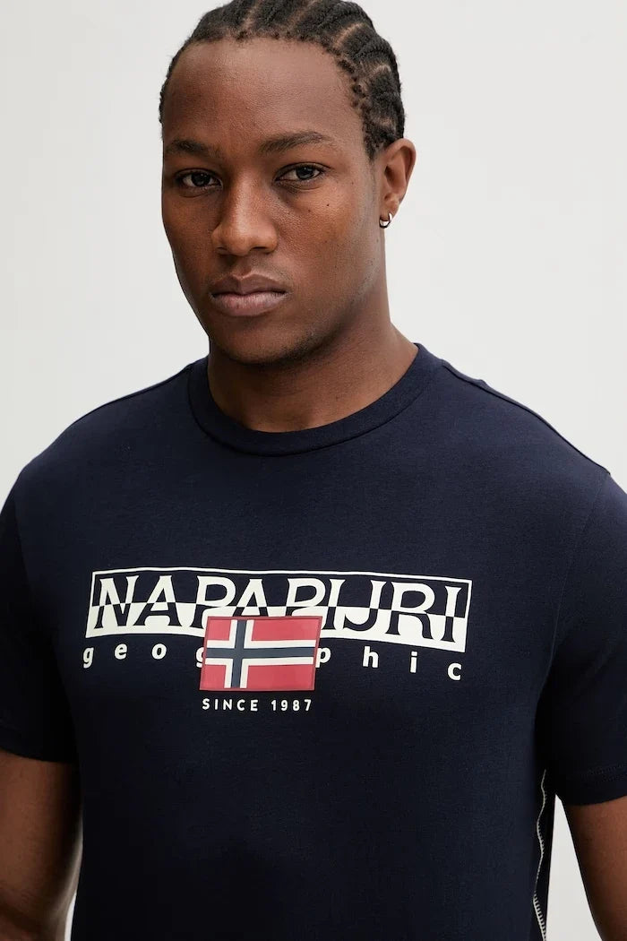 Camiseta de algodón Napapijri S-Aylmer