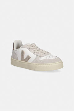 Zapatillas deportivas de piel para niño Veja Small V-10 Laces