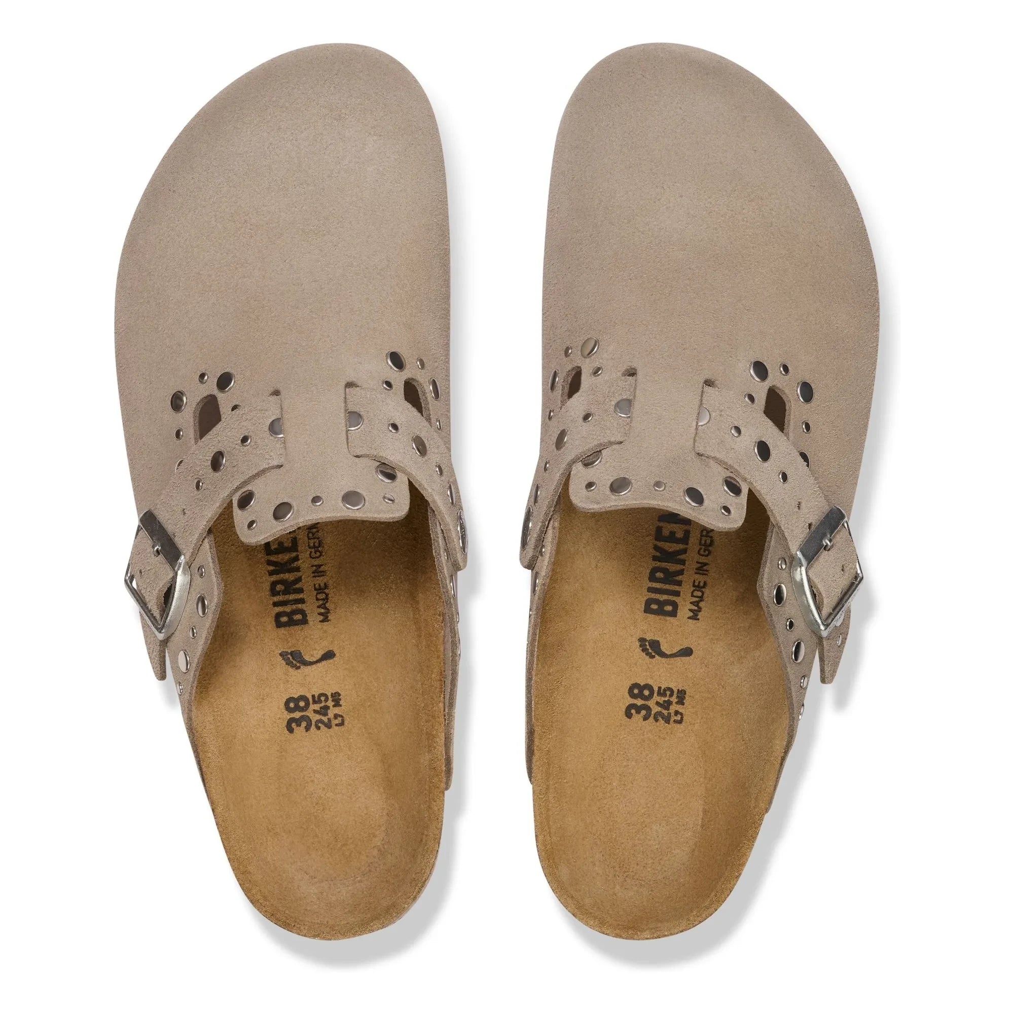 BIRKENSTOCK - Boston terlikler Rivets Sweden | Toz kahverengi