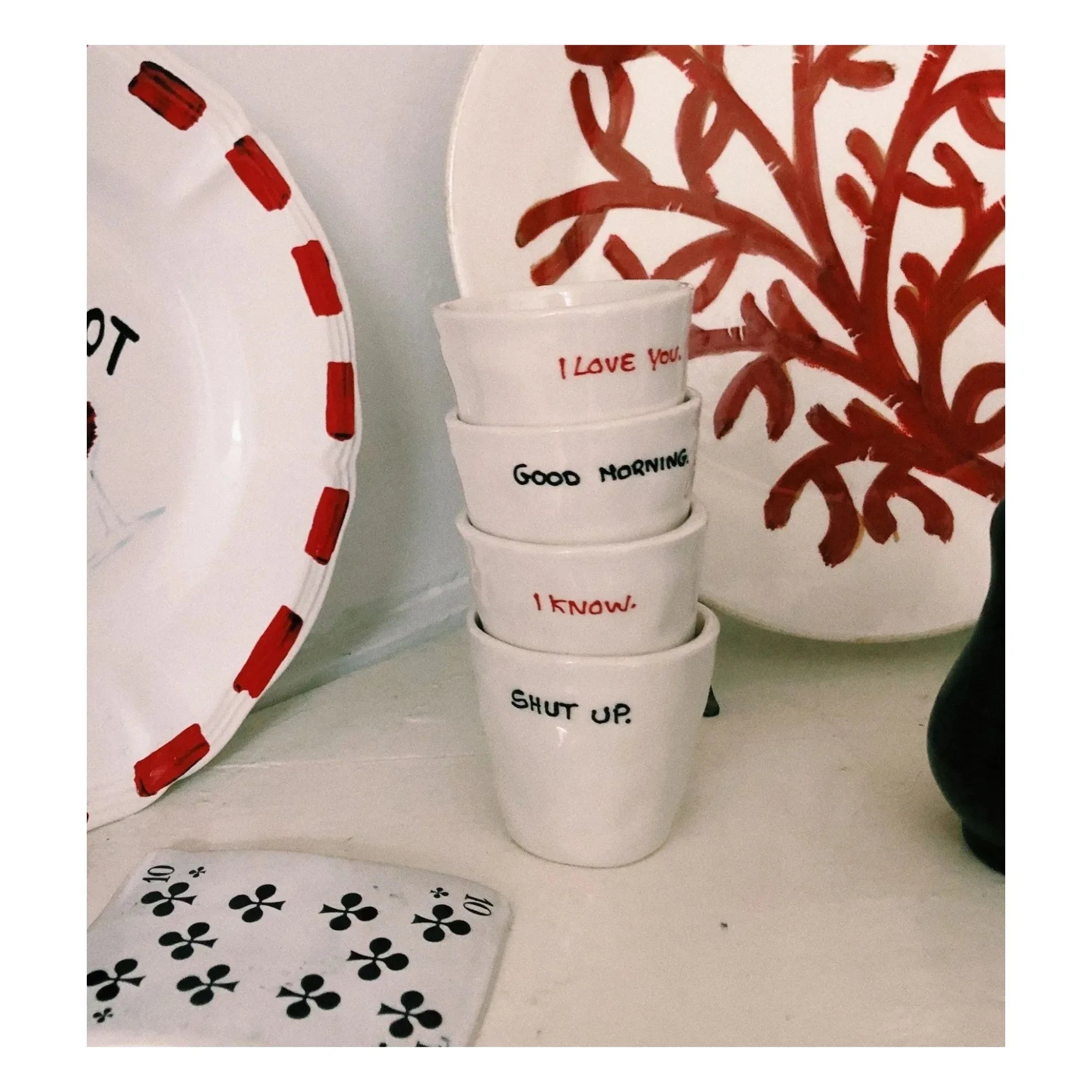 Anna + Nina - Taza de café espresso Good Morning | Crema
