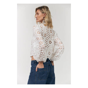 Lollys Laundry - Camisa de algodón Remy | Blanco