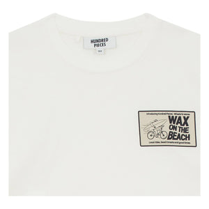 Hundred Pieces - Camiseta de algodón orgánico fino | Blanco