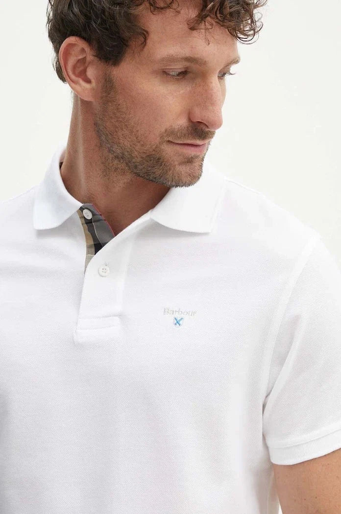 Polo de algodón para hombre Barbour