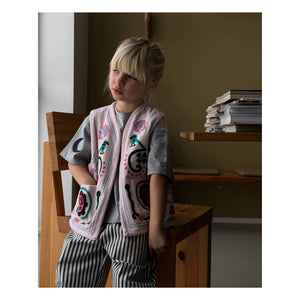 SISSEL EDELBO - Chaleco sin mangas Caia - Colección infantil | Rosa