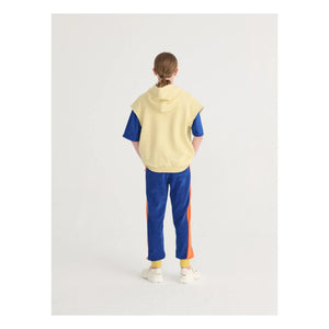 Bobo Choses - Pantalón de chándal de rizo de algodón orgánico con bloques de color | Azul real