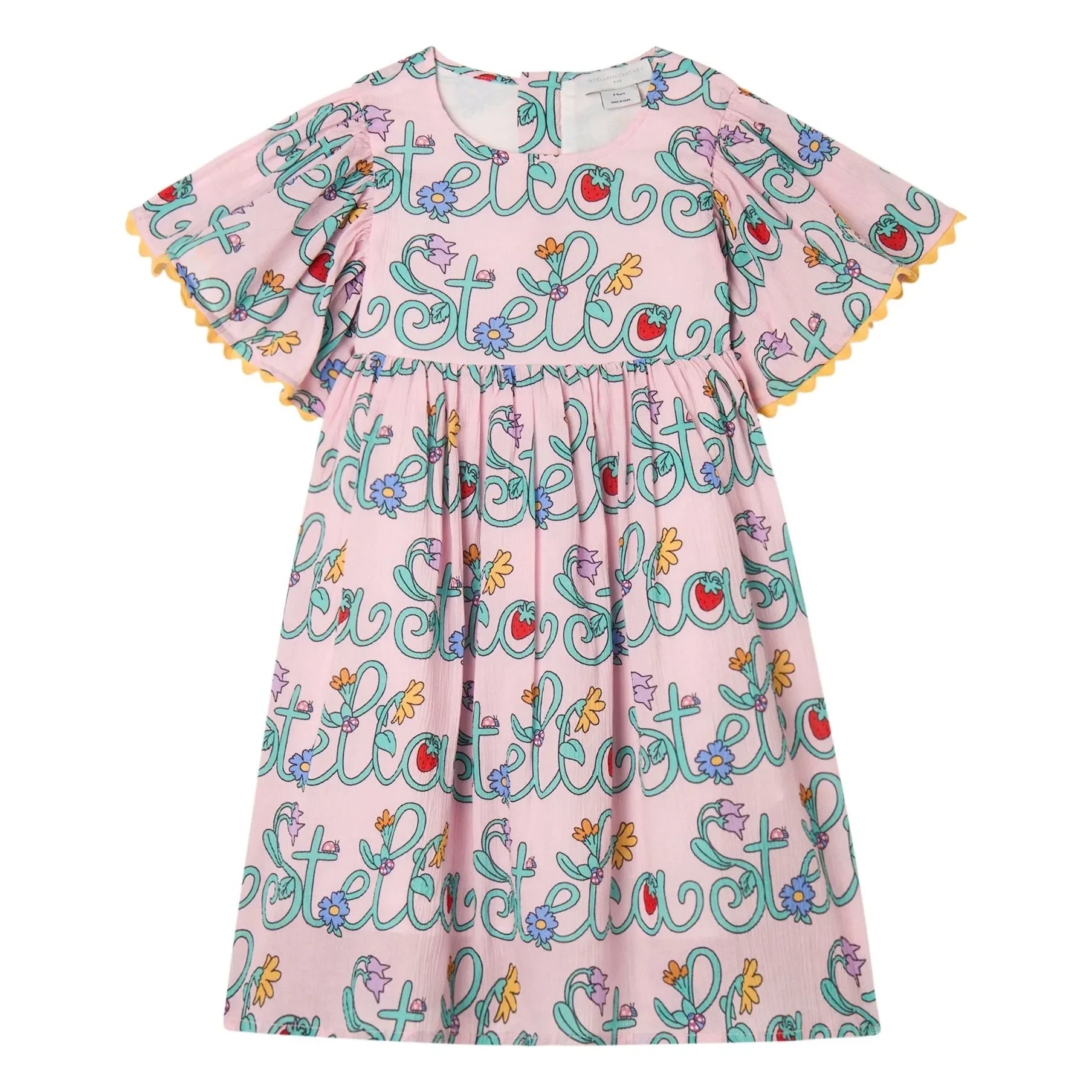 Stella McCartney Kids - Vestido Stella de algodón orgánico | Rosa