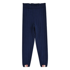 Louise Misha - Leggings de canalé Moldavia | Azul Marino