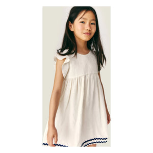 Mipounet - Vestido de lino Isaline | Crudo