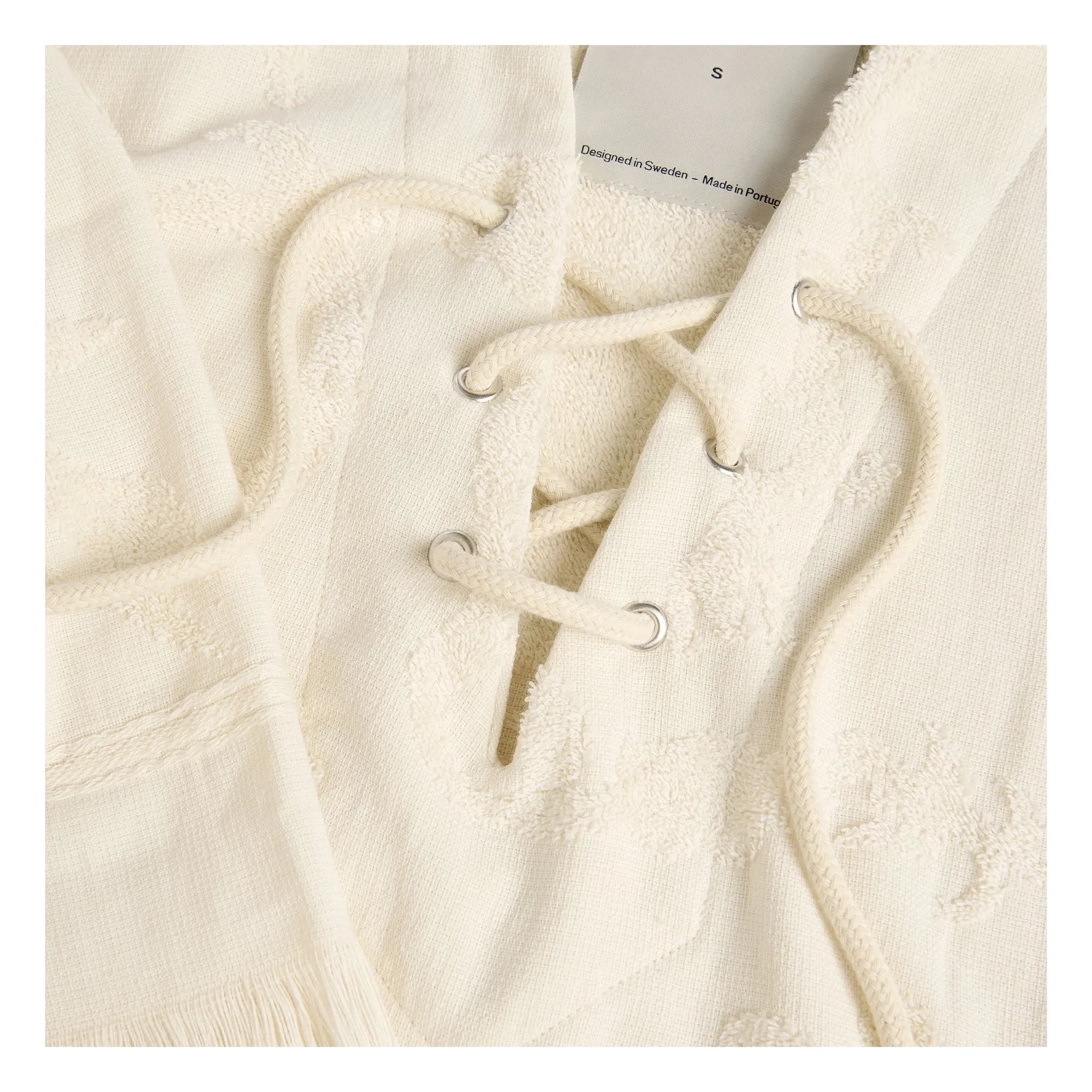 OAS - Vestido con textura Miki Fosca | Crudo