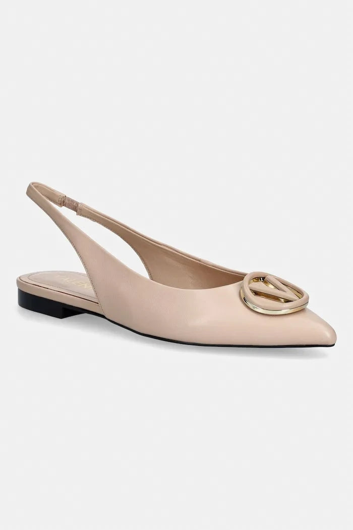 Valentino Deri Slingback Bailarina Plana